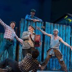 Л. Житков, артисты балета, "Любовь и голуби"